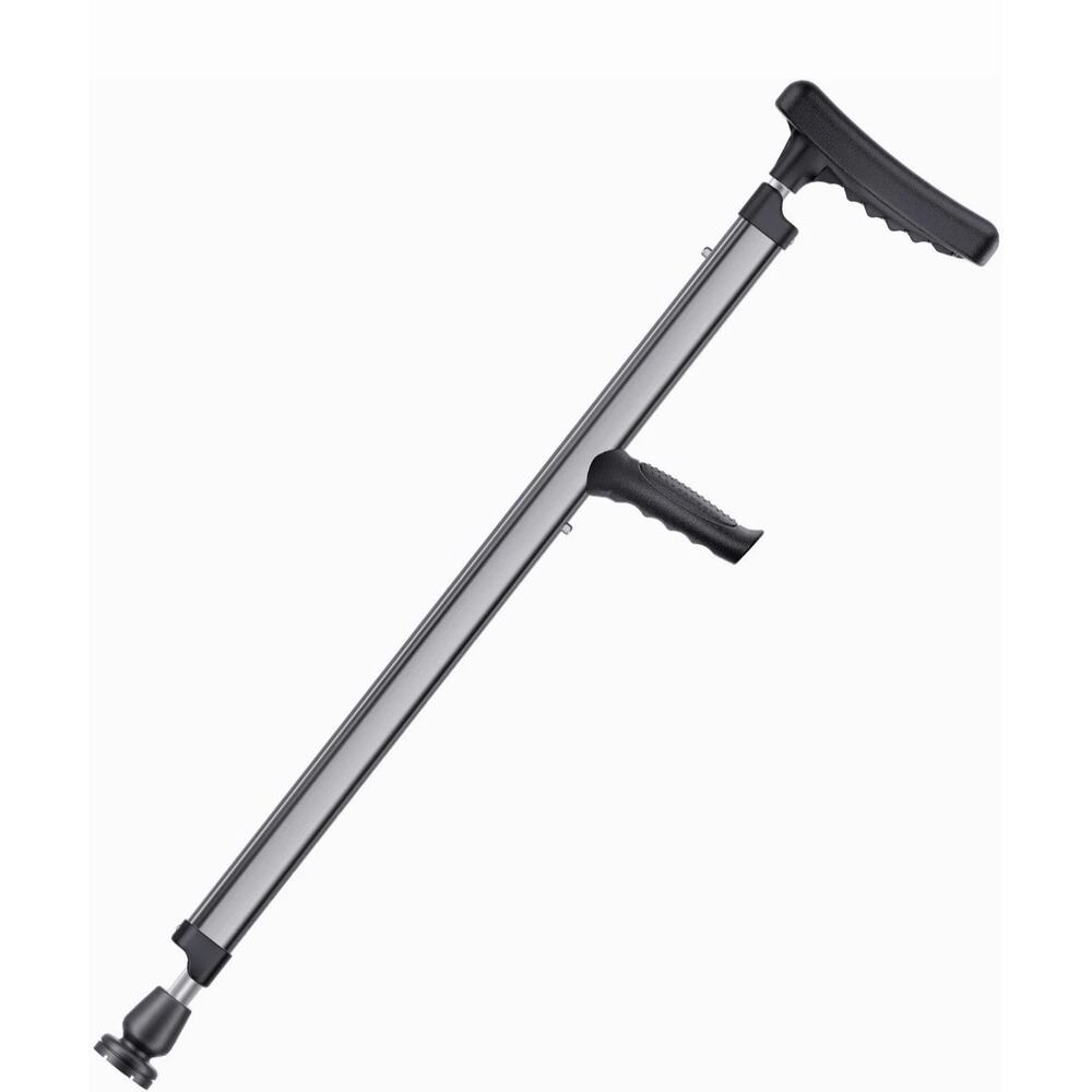 Adjustable Aluminum Walking Cane & Underarm Crutches with Pads and Handgrips, fo